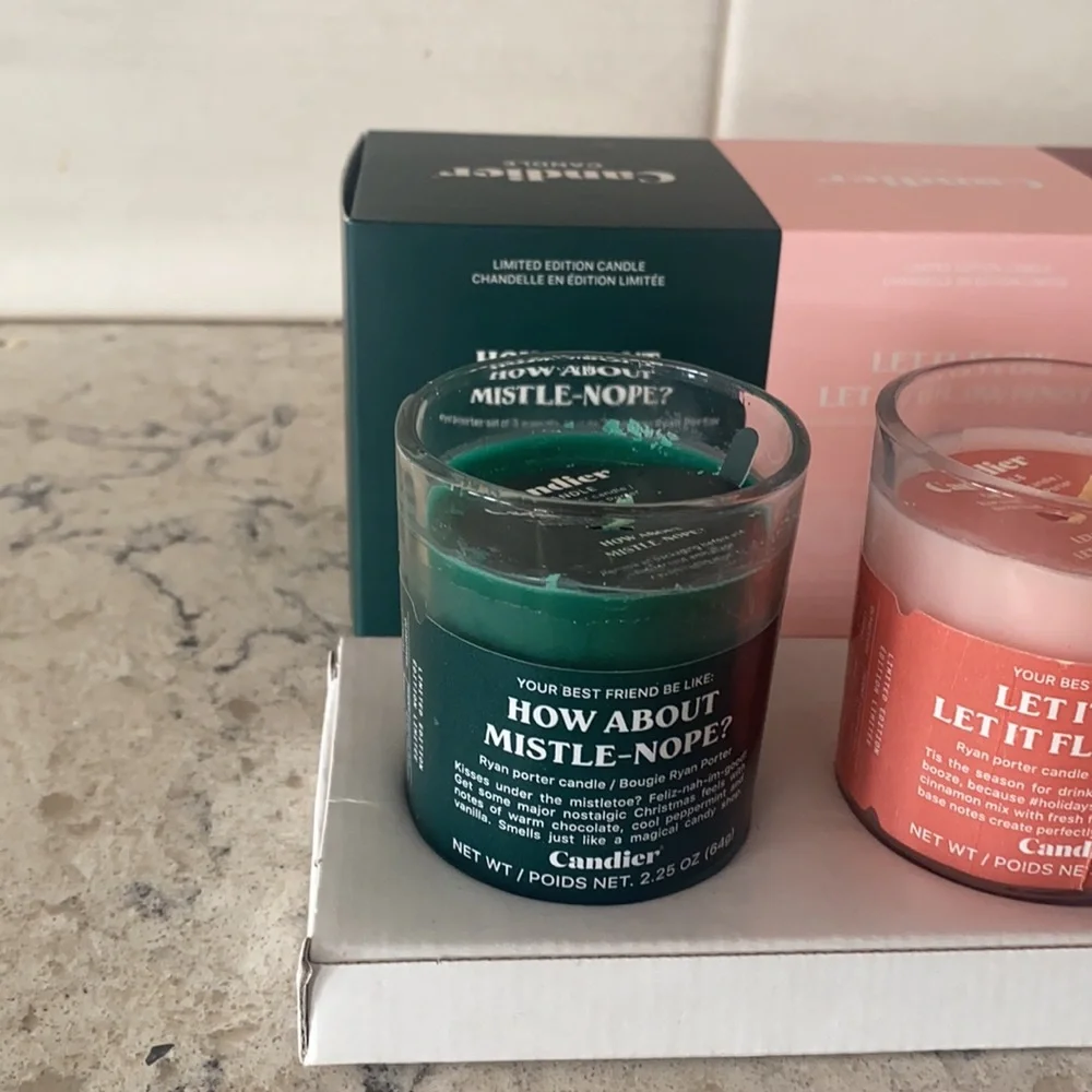 Ryan Porter Candier Limited Edition Mini Votive Candle Bundle New In Box